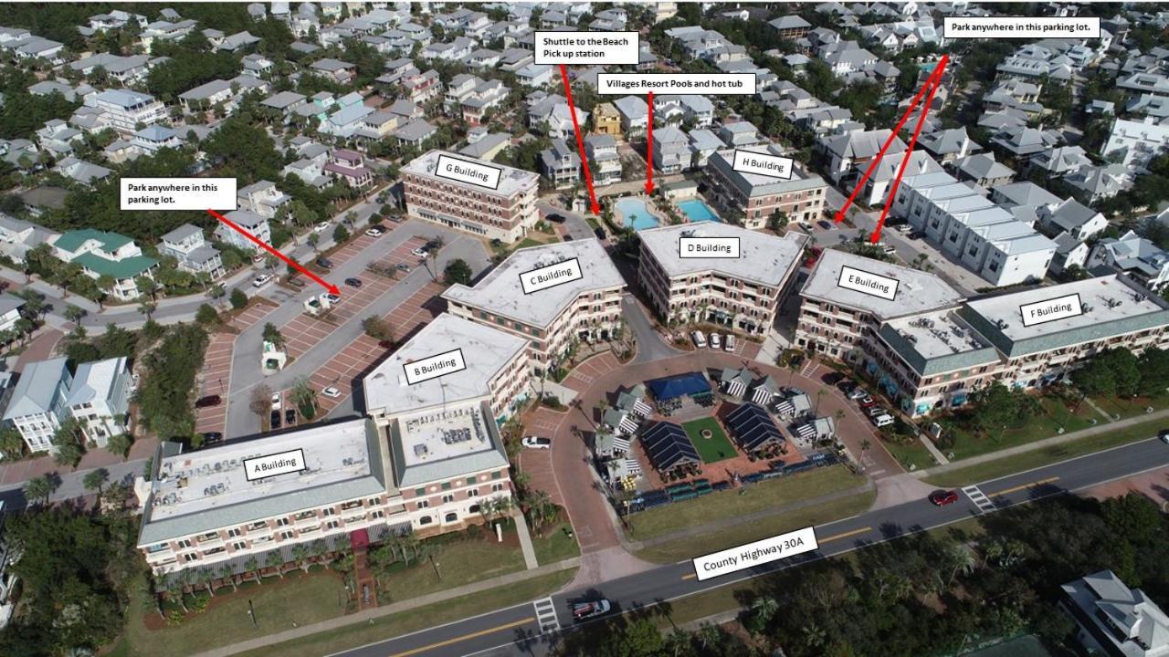 30A Villages Of South Walton B190 - Free Bicycles - Private Beach Access Seacrest Bagian luar foto
